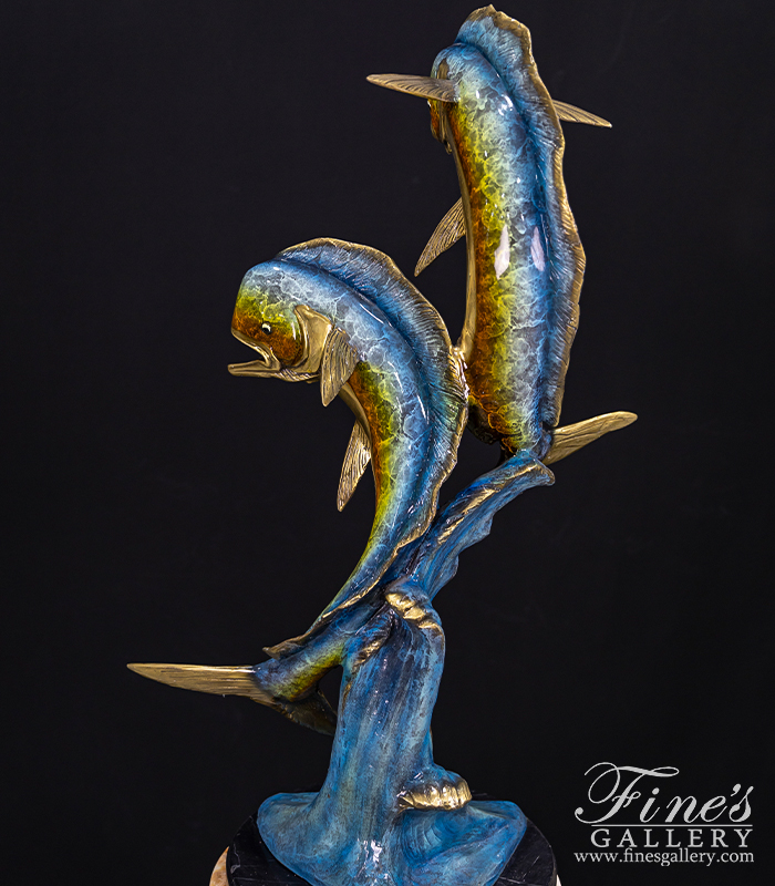 Bronze Statues  - Mahi Mahi Bronze Statue - BS-1692